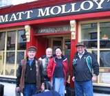 Standing in front of Molloys